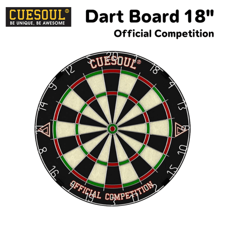 กระดานปาเป้า CUESOUL DARTBOARD รุ่น OFFICIAL COMPETITION 18